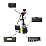 Al Штатна магнітола для Ford Fusion (North America) 1 2005-2012 екран 10" 4/32Gb 4G Wi-Fi GPS Top Android, фото 4