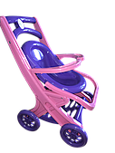 Візок для ляльок з шезлонгом, артикул 0122/02
