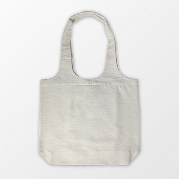 Еко сумка для сублімації з карманом для телефону та кнопкою-застібкою.