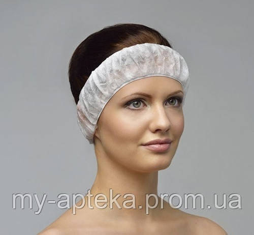 Одноразовая повязка для волос Тимпа из спанбонда, 10 шт - фото 1 - id-p511295163