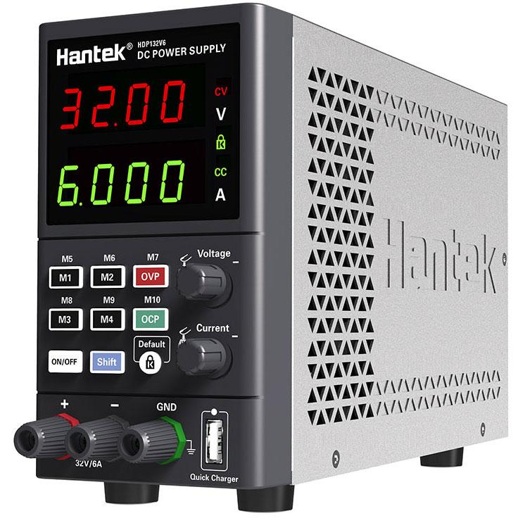 Лабораторний блок живлення HANTEK HDP135V6 32В/6A пам'ять параметрів 10 комірок