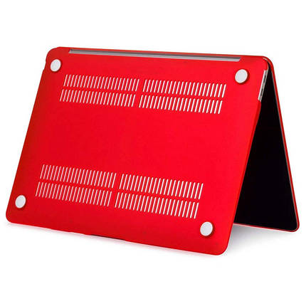Чохол накладка DDC пластик для MacBook Pro 13" Retina (2012-2015) red matte, фото 4