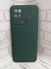 Чохол для Xiaomi Redmi 10C накладка бампер протиударний зелений