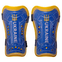 Щитки футбольные UKRAINE размер M FB-4888 Синий
