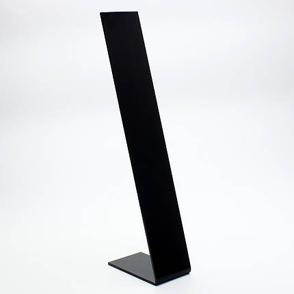 Подставка черная глянцевая пластик акрил под украшения высота 25 см ширина 4 см, фото 2