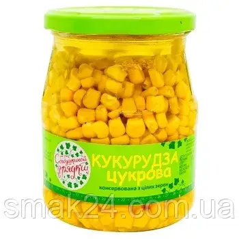 Кукурудза цукрова консервована З бамбукової грядки 510 г Україна