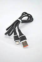 Кабель Usb Lightning 4you Oskol (2.1A) black (тех.пак)