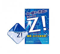 Японские капли для глаз с витамином В6 и цинком Rohto Z! Eye Drops 12 мл