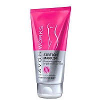 Лосьон от растяжек на теле avon works stretch mark 24