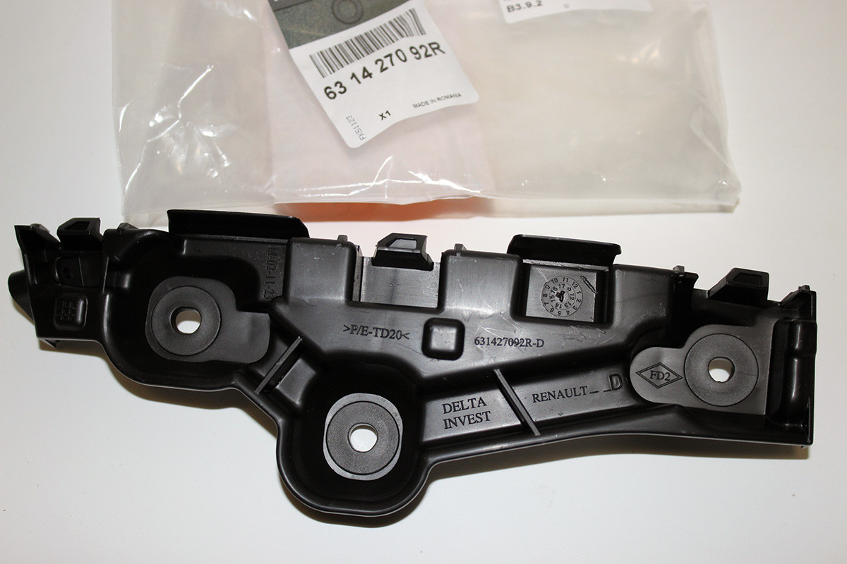 Ронштейн бампера передній правий Рено логан 2, Renault Logan 2 (2013-2016) Оригінал 631427092R, фото 1