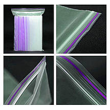 Пакети з замком Zip-Lock для заморожування та пакування 10х20 см 100 шт / уп, фото 4