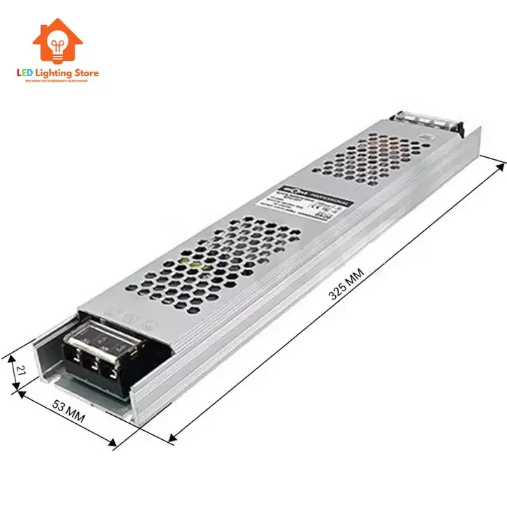 Блок живлення BIOM Professional BPU-401, 12V, 400W, 33А, металевий корпус, IP20
