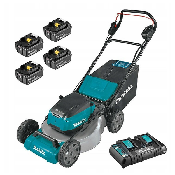 Акумуляторна газонокосарка Makita DLM532PT4, фото 1