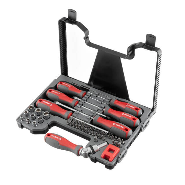 Набір викруток із комплектом насадок 51 од Інтертул VT-3352, фото 1