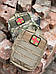 Тактична швидкознімна аптечка для військовослужбовців із системою MOLLE в кольорі Coyote нейлон 500D, фото 6