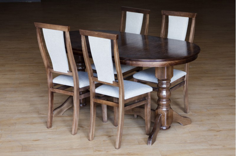 Обідній стіл Говерла Ш1600(2000)*В760*Г900, горіх темний, фото 1