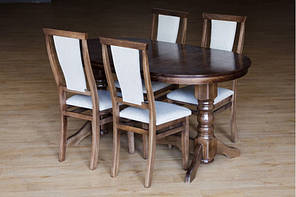 Обідній стіл Говерла Ш1600(2000)*В760*Г900, горіх темний