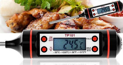 Термометр із голкою для кухні з дисплеєм TP101