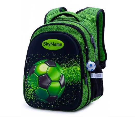 Шкільний рюкзак SkyName R1-019 М'яч із брелком-іграшкою з 1-4 клас