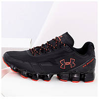 Мужские кроссовки Under Armour Scorpio 2 black orange red, черные кроссовки андер армор скорпио 2