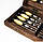 Комплект шампурів у дерев'яному кейсі "Комфорт" (маленький), фото 4