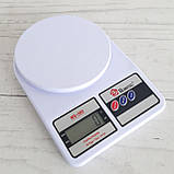 Електронні ваги на кухню Domotec MS-400 кухонні з плоскою платформою для зважування продуктів до 10 кг, фото 3