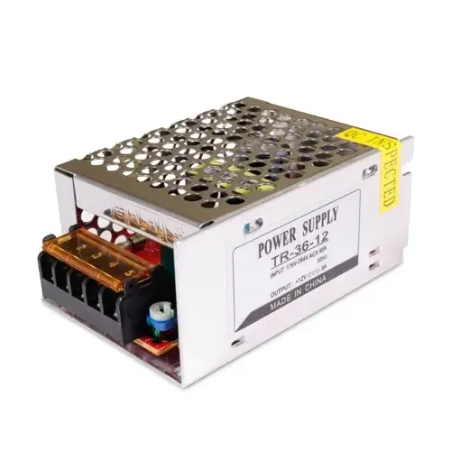 Блок живлення 12V, 36W, 3А, металевий корпус, IP20, MN