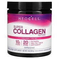 Super Collagen Peptide Neocell, 198 грамів
