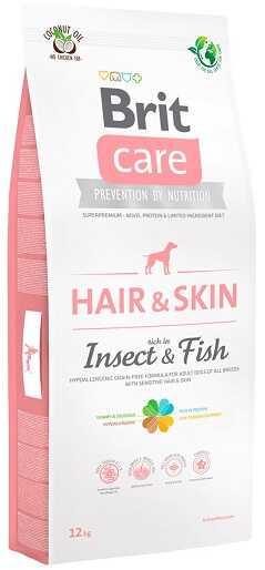 Сухий корм для собак для шкіри та шерсті Brit Care Adult Insect Fish з комахами та рибою 3 кг