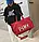 Сумка жіноча PINK КРАСНА  ⁇  Жіноча містка спортивна сумка, фото 5