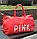 Сумка жіноча PINK КРАСНА  ⁇  Жіноча містка спортивна сумка, фото 6
