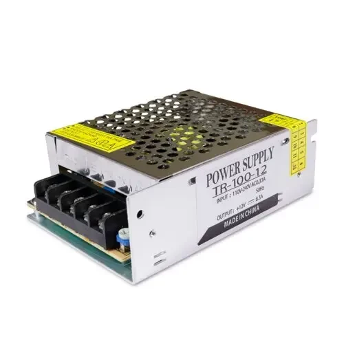 Блок живлення 12V, 100W, 8.33А, металевий корпус, IP20, TR-100-12