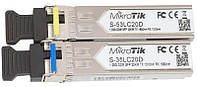 Модуль SFP MikroTik S-3553LC20D пара (1.25G Single Mode, LC, до 20км, поддерживает DDM)