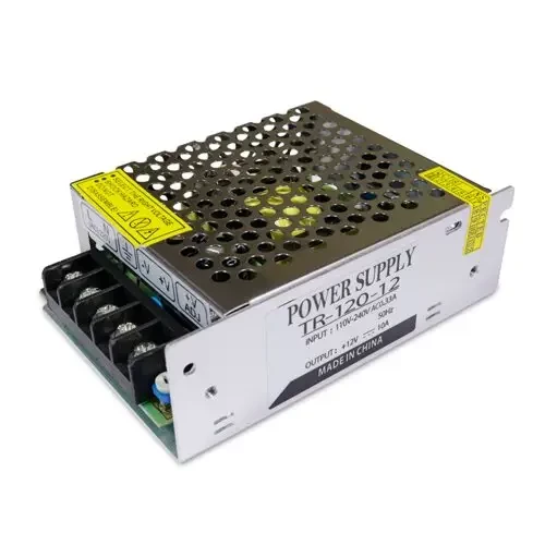Блок живлення 12V, 120W, 10А, металевий корпус, IP20, TR-120-12
