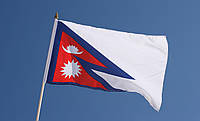 Флаг Непала Атлас, 1,05х0,7 м, Карман под древко