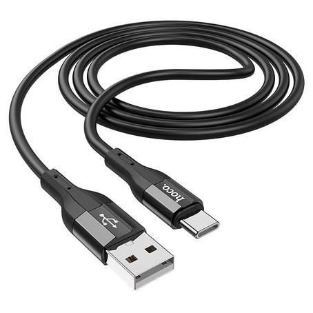 Кабель Hoco X72 Creator silicone charging data cable for Type-C Black, фото 1