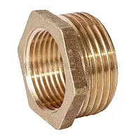 Футорка латунная для манометра 1/2"Н х 1/4"В