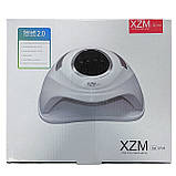 Професійна гібридна (UV/LED) Smart  лампа для просушування гелю і гель лаку  XZM5xt Plus Chrom, 168 Вт., фото 3
