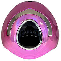 Профессиональная лампа для сушки ногтей XZM 5xt Plus Chrom, 168 Вт. Pink