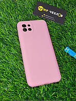 Чохол Samsung A03 Silicon Cover Full Розовий 534