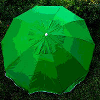 Зонт пляжный садовый светло зеленый 2,5 метра
