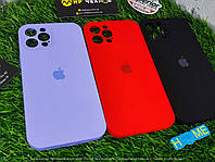 Чохол IPhone 12 Pro Max Silicone Case Camera Protection light purple