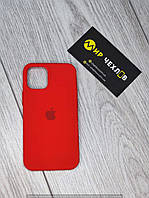 Чохол Silicone Case Full Cover iPhone 12 mini (red) 30267