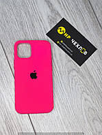 Чохол Ip12 mini Silicone Case Full Cover brighht pink