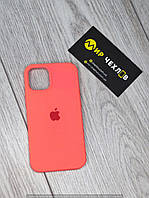 Чохол IPhone 12 mini Silicone Case Full Cover barbie pink