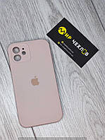 Чохол IPhone 12 Silicone Case Full Сamera Protective pinc sand 72153