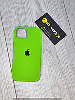 Чехол Silicone Case Full Protective (AA) для Apple iPhone 13 (6.1") (Зеленый / Green) 49838