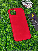 Чохол Iphone 11 Leather Croc Case red
