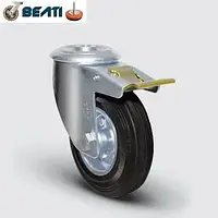 Поворотное колесо с тормозом 80мм (Турция)