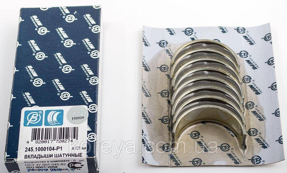 Вкладки шатунні +0.25 Сенс, Таврія ЗАЗ 245-1000104, фото 1